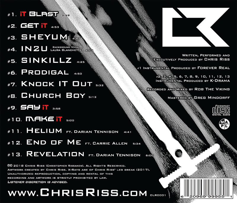 Chris Riss iT Blast CD (LIMITED EDITION)